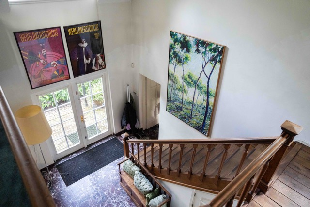 Staircase to mezzanine
